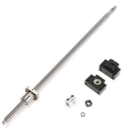 600mm sfu1605 ball screw with bk12 bf12 supports and 6.35x10mm coupler for cnc for sale