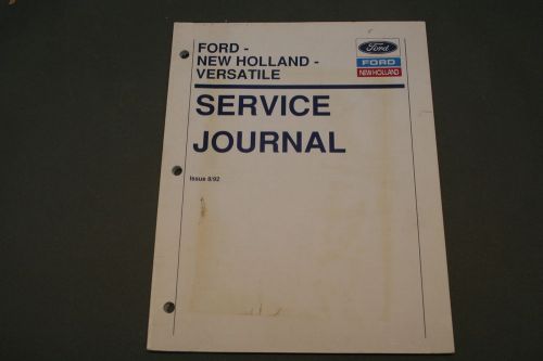 Ford-New Holland-Versatile Service Journal Issue 8/92