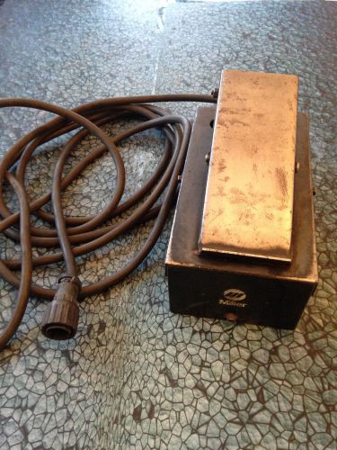 Used Miller Tig Welding Remote Foot Pedal RFC-14 129-339  5 Pin 20&#039; Cord KH-05 2