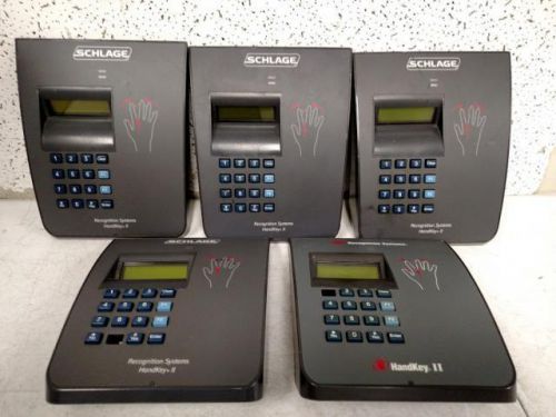 IR Recognition Systems Schlage Handkey 2 HK-II Keypad LCD Cover AS-IS Lot of 5