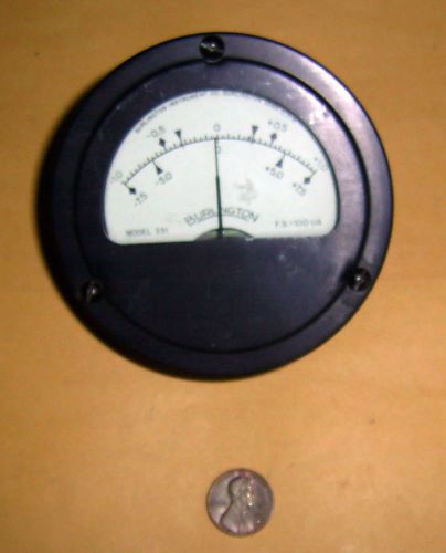 Sealed Aviation DB Panel Meter With Zero In The Middle- Burlington Model 331