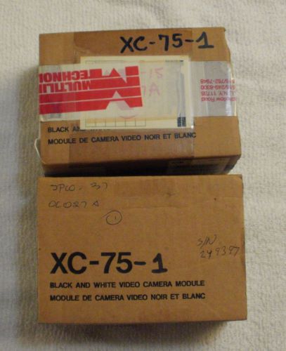 Lot of 2 SONY CCD Video Camera Module XC-75; New,  NOS  Untested