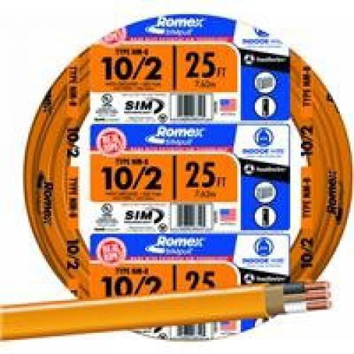 Southwire southwire 28829021 10/2wg nmb wire 25-foot for sale