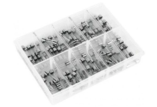 Velleman k/ff fuse set 100pcs., 5 x 20mm fast: 0.1a, 0.2a, 0.5a 1a, 1.6a, 2a, for sale