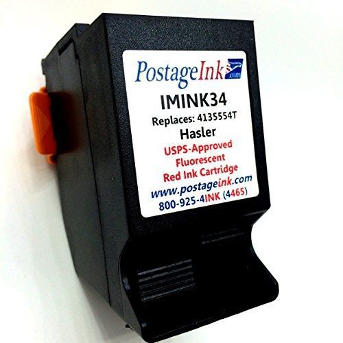 Postageink.com Hasler? # IMINK34 Red Ink Cartridge for IM330, IM350, IM420,