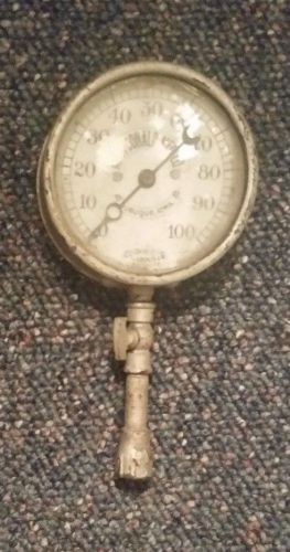 Antique pressure gauge A.Y.McDonald Dubuque Iowa steampunk industrial art