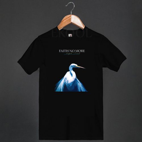 New Design Faith No More Angel Rock Band Logo Black T Shirt