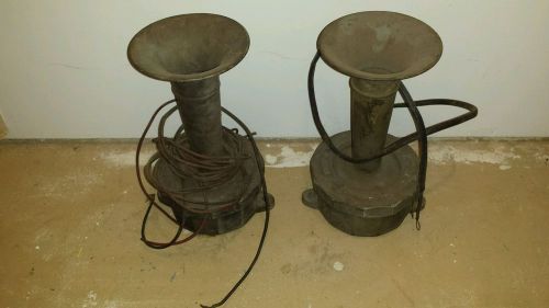 Vintage old Benjamin Signal Horn Buzzers Pair Type SWP