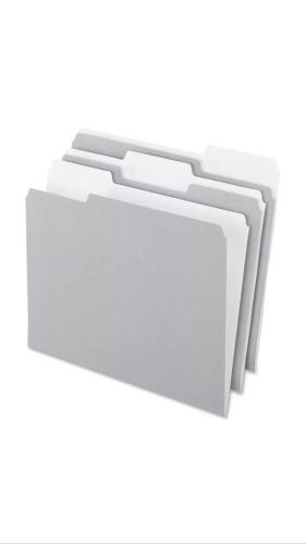 Pendaflex Two-Tone Colored File Folders - PFX15213GRA