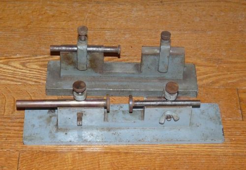 2 Vintage Machinist V BLOCK INSPECTION TOOL Machining GUAGE Quality Control