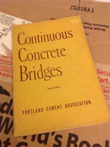 Continuous CONCRETE BRIDGES -- Portland Cement Company
