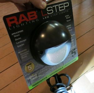 Led step light outdoor w junction box 5w rab bronze decks landscape entry lamp for sale