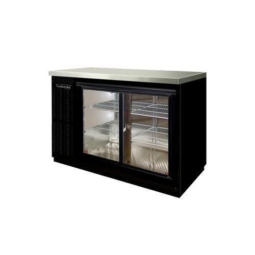Continental Refrigerator BBC59S-SGD Back Bar Cabinet, Refrigerated