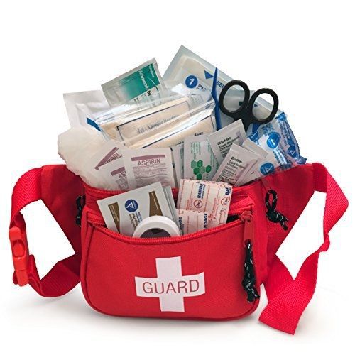 Primacare kb-8005 first aid fanny pack, stocked with supplies for sale