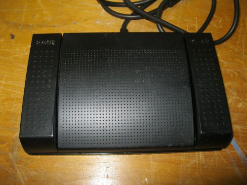 Sanyo FS-55 Transcriber Transcribing Dictation Foot Pedal Control six 6-pin