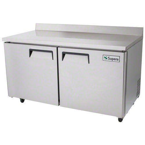 Supera (uft2r1) 60&#034; 2-door worktop freezer for sale