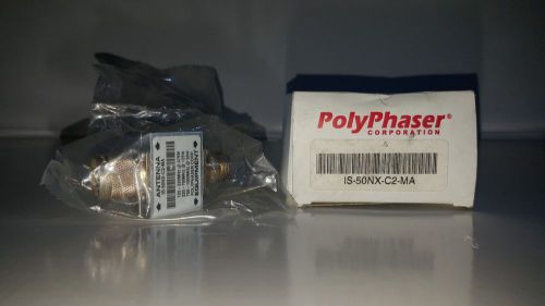 Polyphaser is-50nx-c2-ma dc surge protector arrestor for repeater duplexer for sale