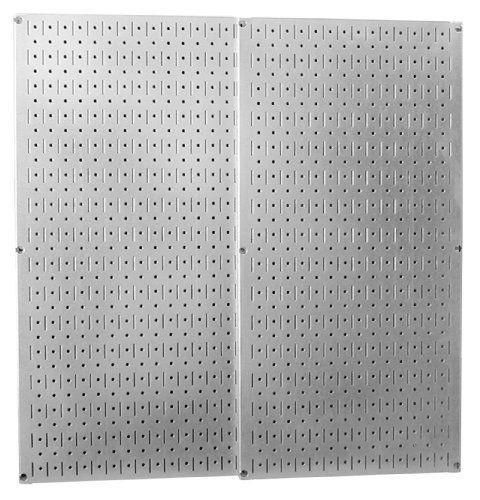 Wall galvanized steel peg board organizer storage hook garage pegboard panel new for sale