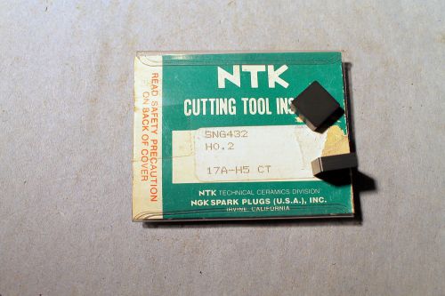 9 NTK CERAMIC INSERTS  SNG 432 HO2   C2E2