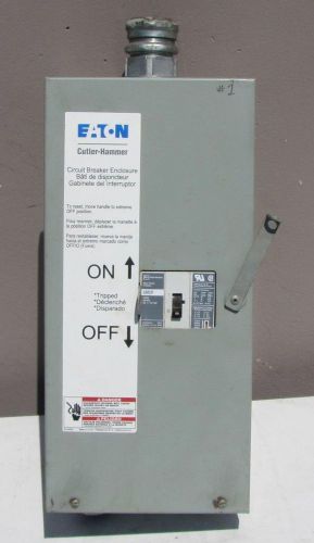 Eaton Cutler Hammer 100 amp Circuit Breaker Switch Enclosure 3 pole GMCP