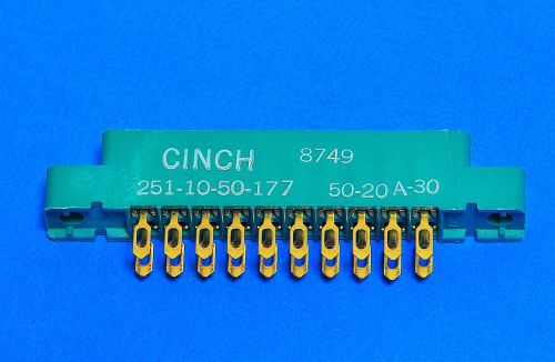16-pcs connector card edge cinch 50-20a-30 5020a30 for sale
