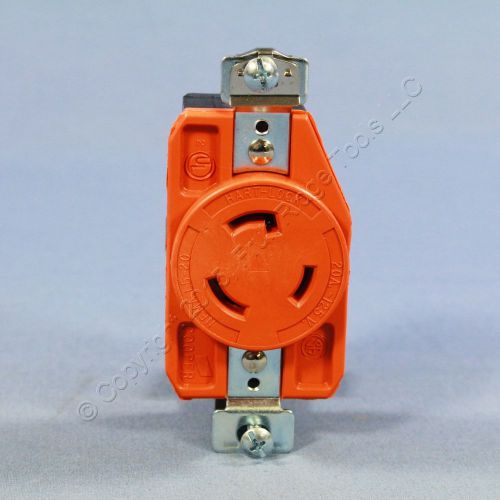 Cooper isolated ground single locking receptacle nema l5-20r 20a 125v igl520r for sale