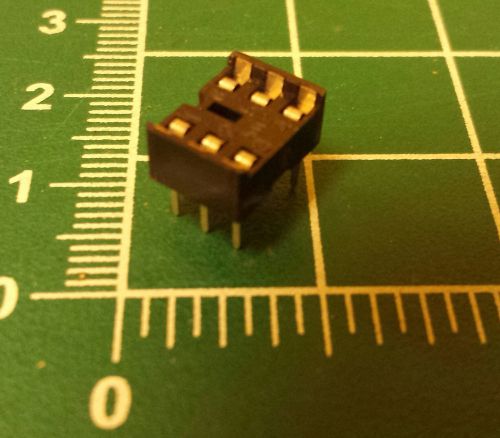 140x DIP-6 IC socket .1&#034; 6-pin