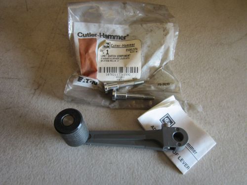 Cutler-Hammer E50KL574 Limit Switch Roller Lever Aluminum w/ Nylatron Roller NOS
