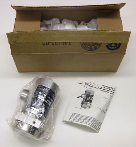 W.E. ANDERSON EXPLOSION-PROOF DIFFERENTIAL PRESSURE SWITCH 0.5-15 psid H3S-2SC