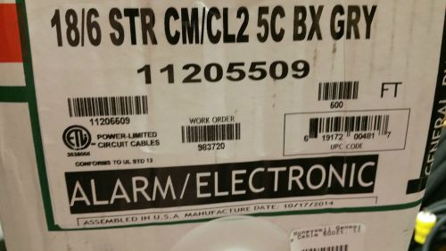 Honeywell Genesis Cable 1120 18/6C Str UnShield Media/Comm Wire USA CM /40ft