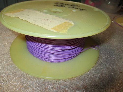 M16878/4bgb7 20 awg spc silver plated wire 7/28 str purple 500ft. for sale