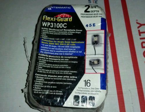 INTERMATIC WP3100C Plastic While In-Use Weatherproof Receptacle Cover