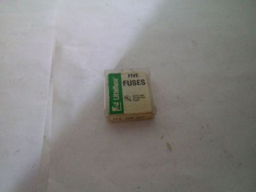 LITTLEFUSE  FUSE #SFE 30A 307 5 IN BOX
