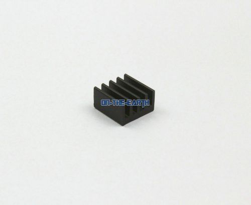 100 Pieces 8.8*8.8*5mm Aluminum Heatsink Radiator Chip Heat Sink Cooler / Black
