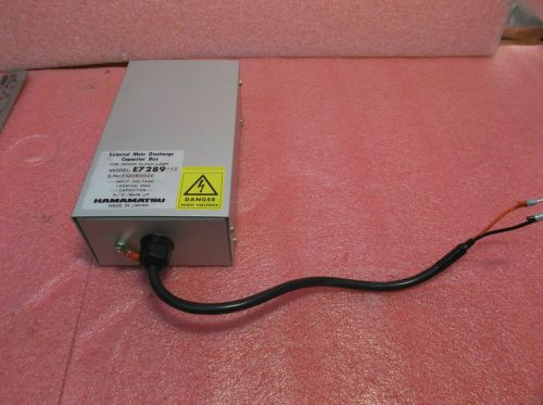 HAMAMATSU exsternal main discharge capacitor box E7289