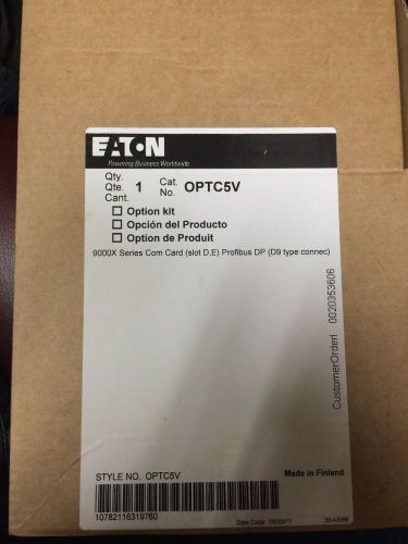 Eaton 9000X  VFD Drive Profibus Interface OPTC5V New In Box NIB  Viacon