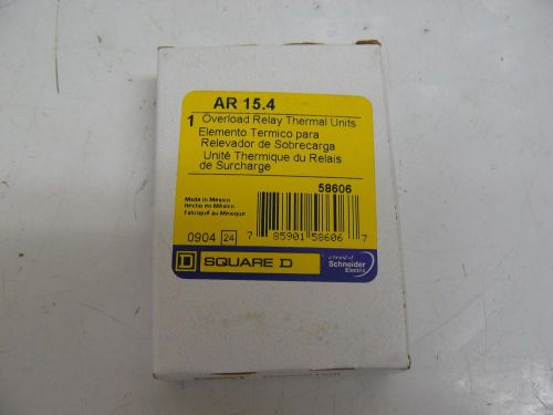 NEW SQUARE D AR 15.4 OVERLOAD RELAY THERMAL UNIT