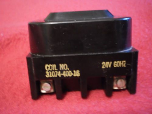 NEW.. Square D Magnetic Coil 24V, 60Hz Cat# 31074-400-16  (Blk) .. VI-119