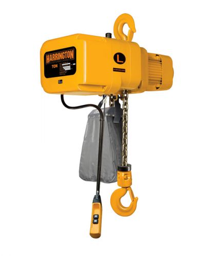 Harrington NER003S-10 Electric Chain Hoist 10&#039; Of Lift 1/4 Ton