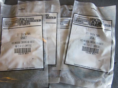 Lot of 4 Carrier / Factory Authorized Parts CT 99ZX 501 Gaskets NOS