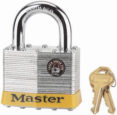 Master lock co 2-1/2 inch high security 5-pin padlock for sale