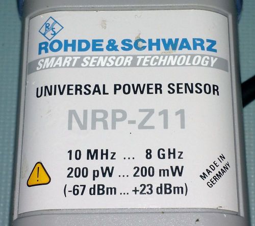 Rohde &amp; Schwarz NRP-Z11 Universal Power Sensor with  Z4 USB adapter