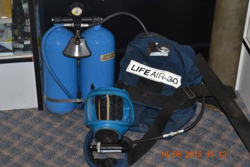 Life air 30 minute self contained oxygen breathing apparatus / air supply for sale