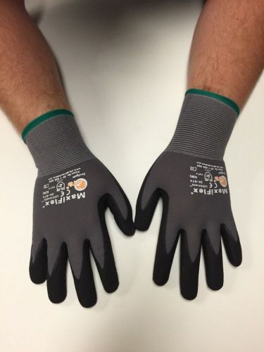 Atg g-tek 34-874/m medium (8) maxiflex ultimate foam nitrile gloves (2 pair) for sale