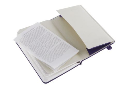 Moleskine Ruled Notebook - 2.5&#034; x 4&#034; - Hardcover - Brilliant Violet