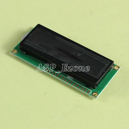 Lcd1602a green character dot matrix lcd display module 16x2 black background for sale