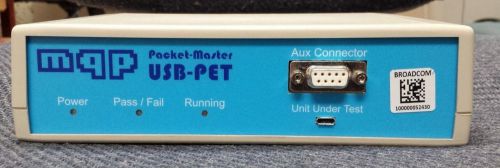 MQP Industries Packet-Master USB-PET Protocol and Electrical Tester