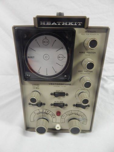 vintage Heathkit Vectorscope 10-101 Television Calibration Color Chrominance