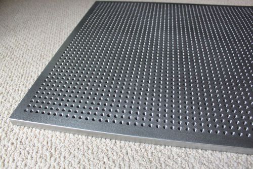 Steel CMM Fixture plate or Tooling Plate 24&#034; x 24&#034; .75&#034; 1/4-20 threads