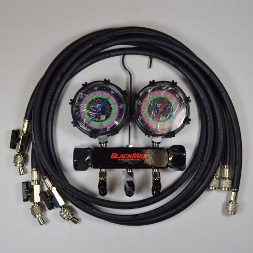 CPS Products MBH4P5EZ BlackMax 2V Manifold with 5 Ft Ball Valve Hose Set - NEW!